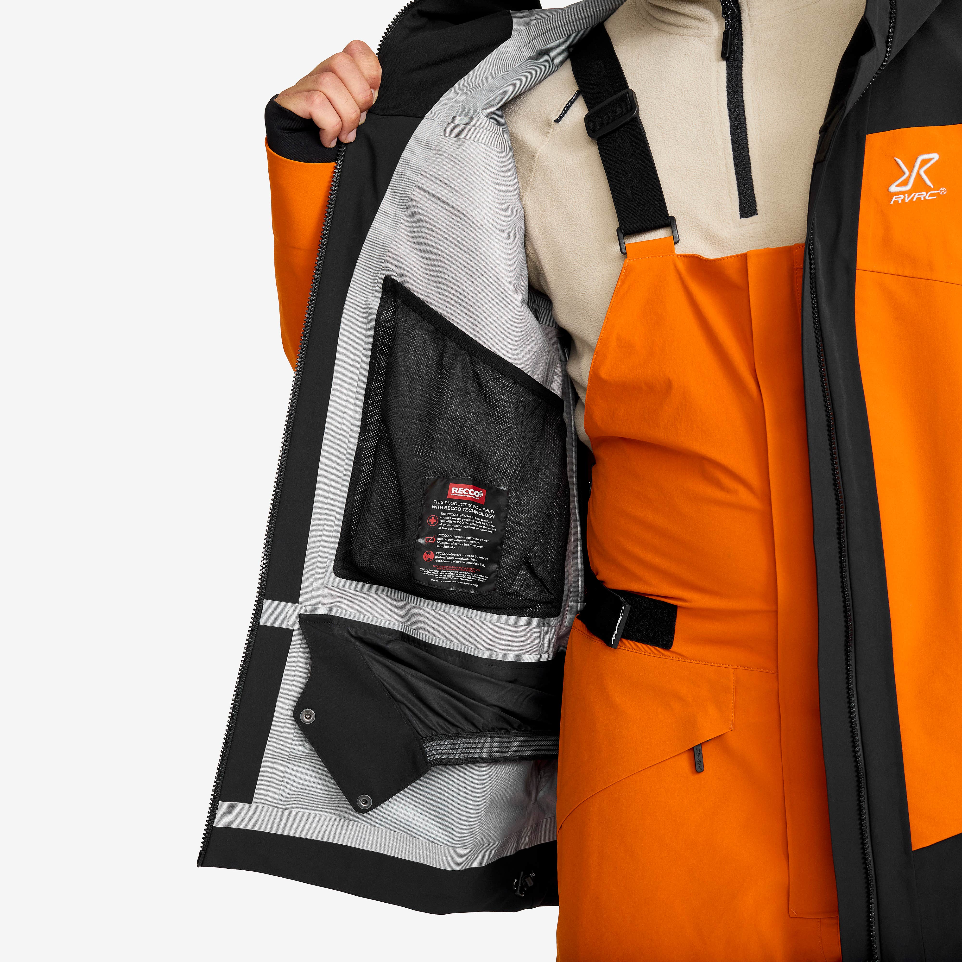 Atlas 3L Ski Jacket Herre Hawaiian Sunset/Black