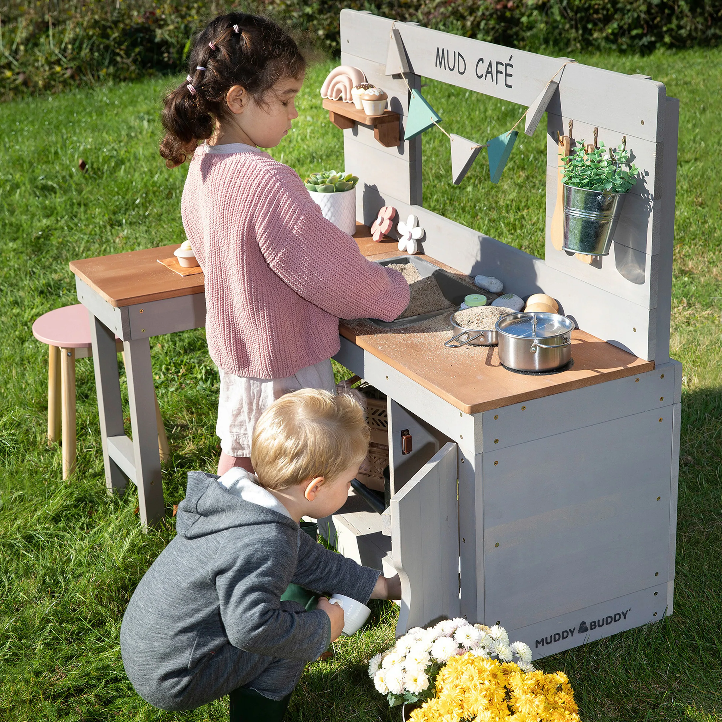 MUDDY BUDDY® Matschküche Mud Café warmgrau