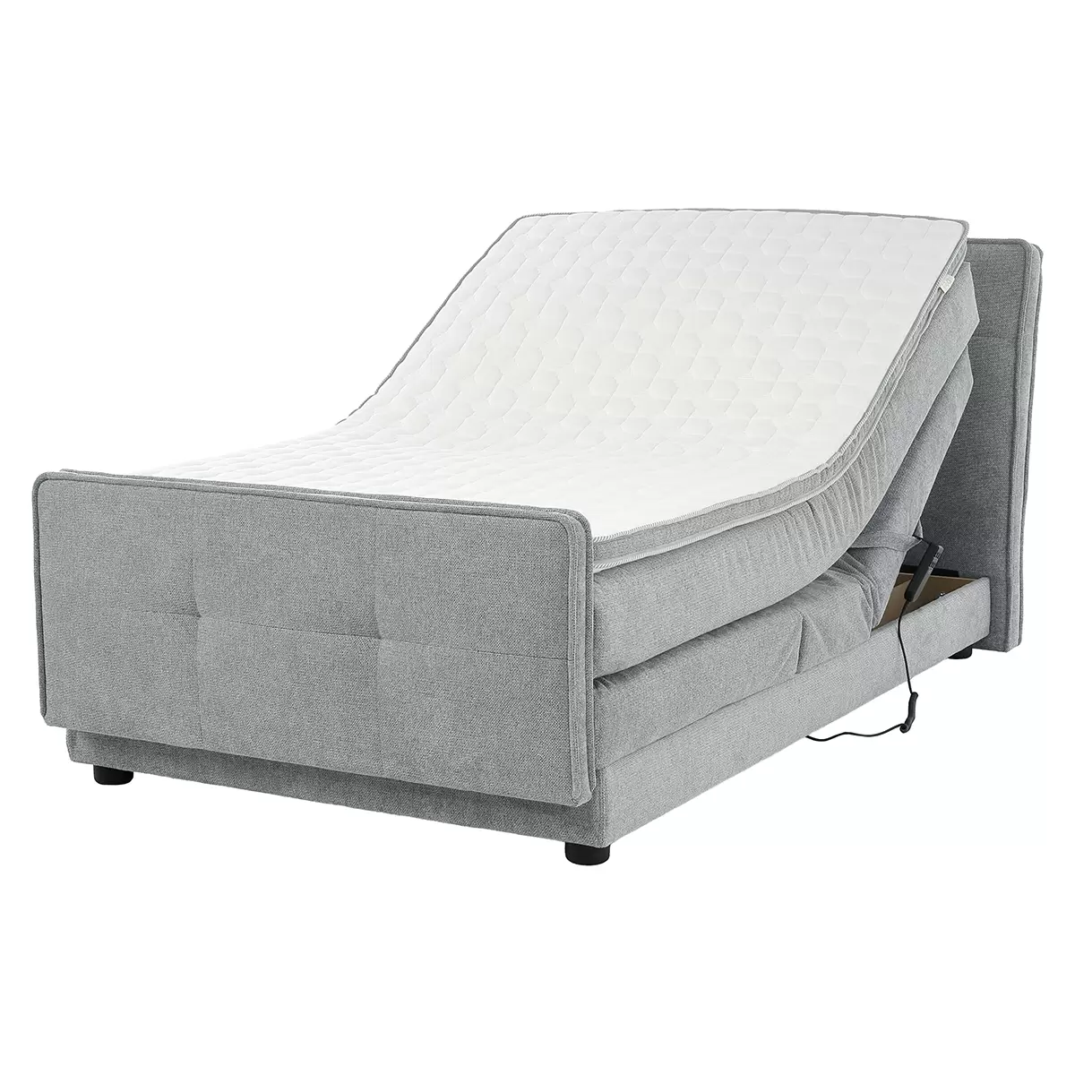 Boxspringbett Paulo 120x200 Grau