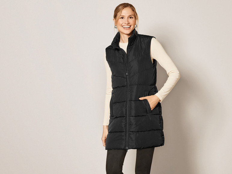 Lange dames bodywarmer