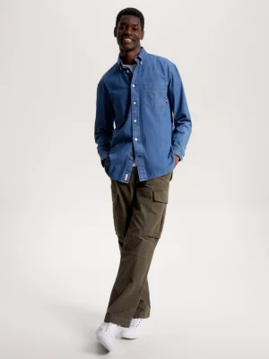 Camisa jeans de corte regular