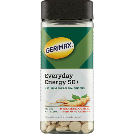 Ginseng, D-vitamin og magnesium