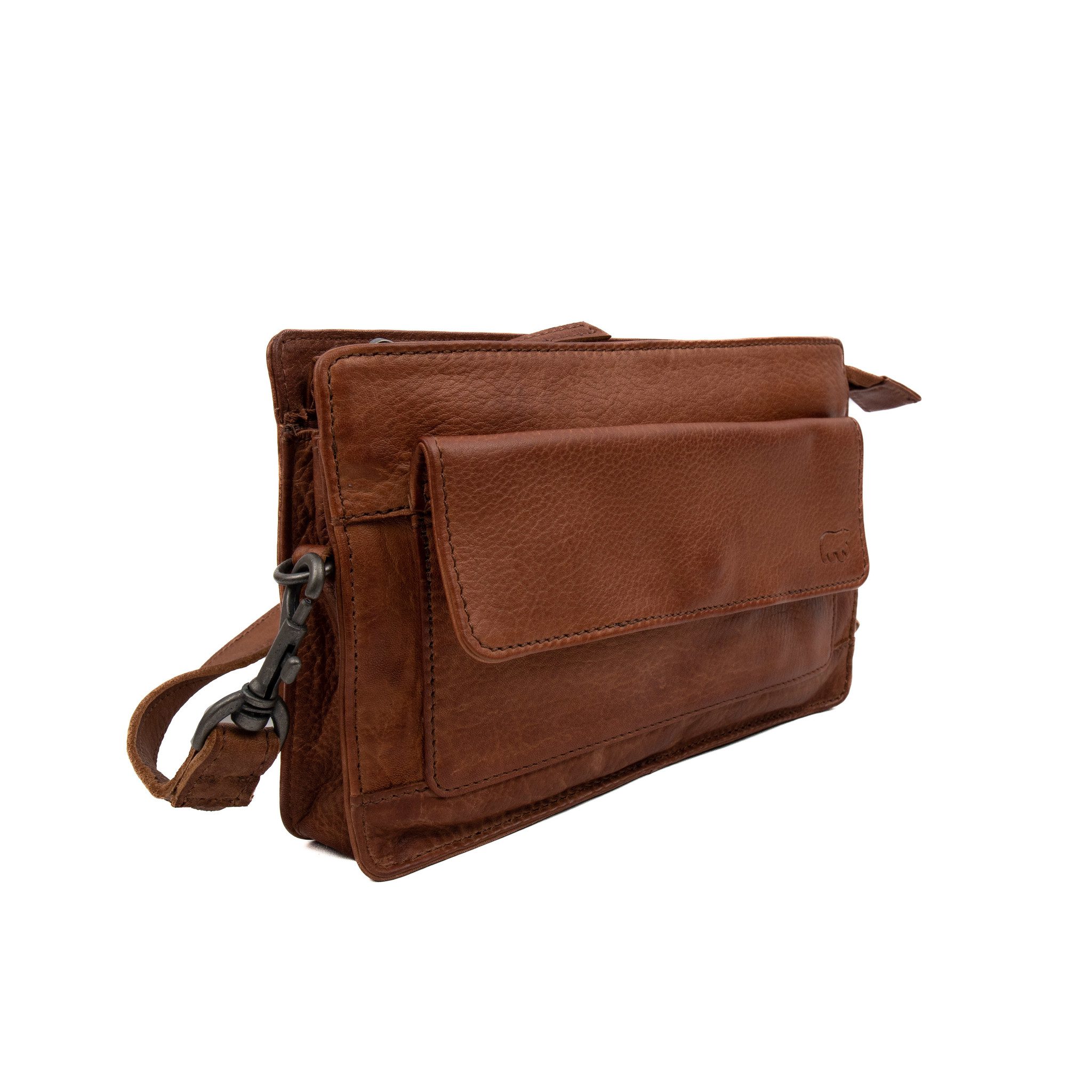 Bear Design Callisto Pelle Schoudertasje Cil Cognac CP2339