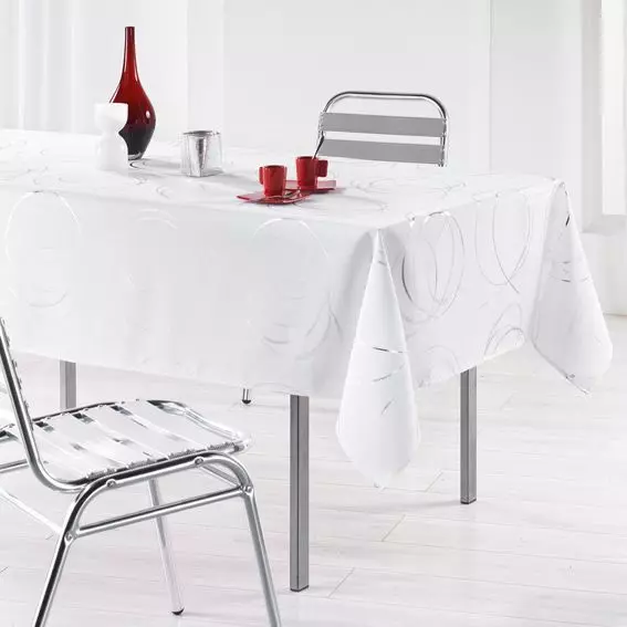 Nappe rectangulaire (150 x 240 cm) Bully Blanc