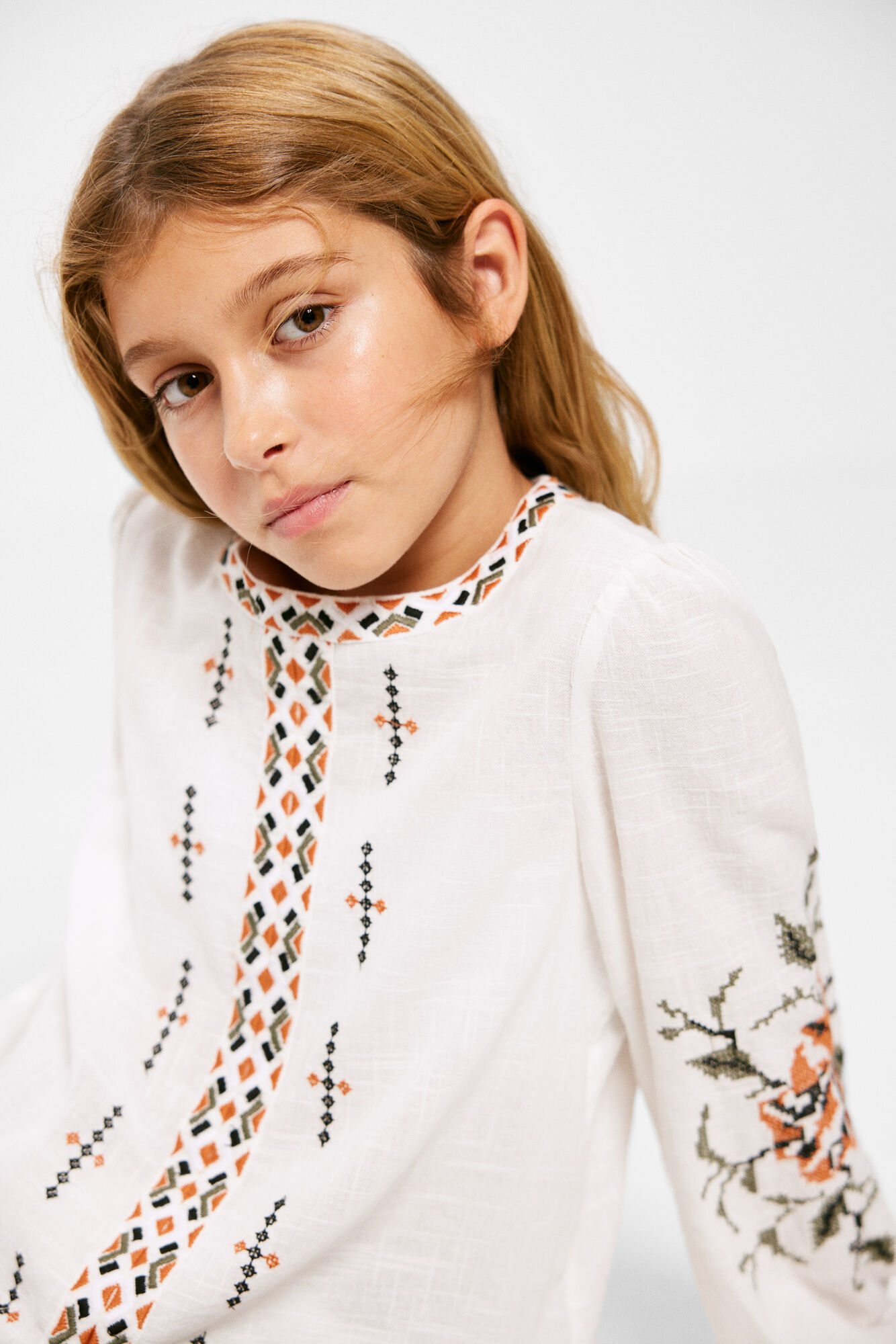 Blusa étnica para meninas