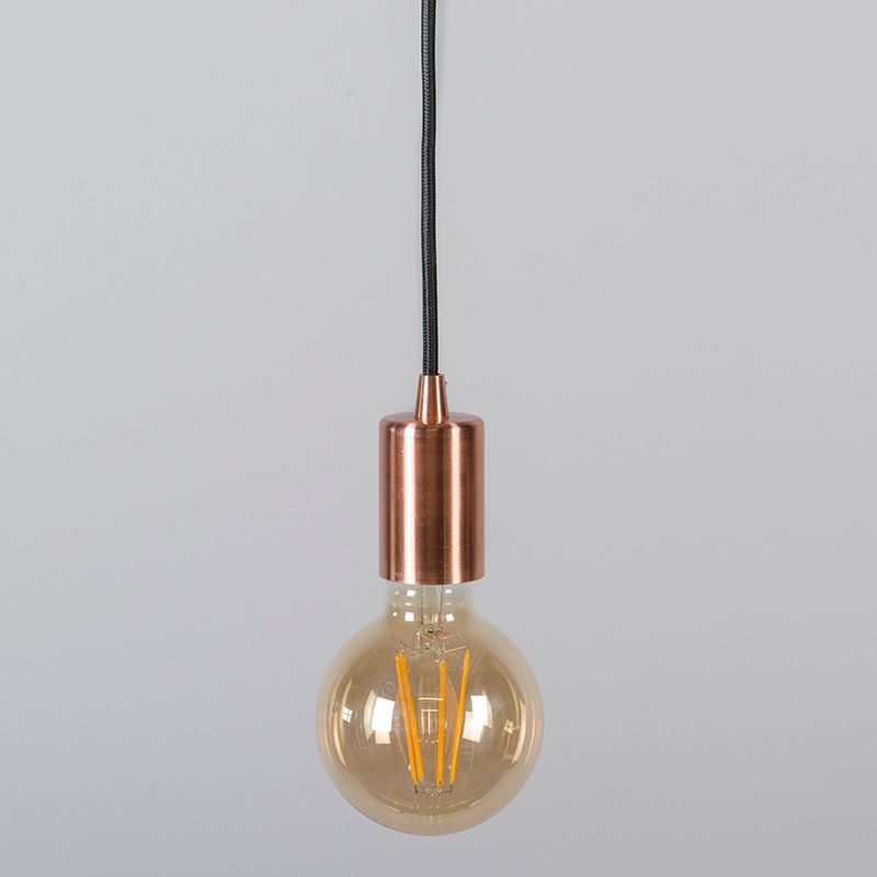 Industriële hanglamp koper - Facil