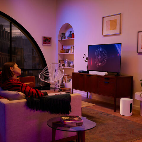 Sonos Sub Mini – compacte en draadloze subwoofer voor Sonos Wit