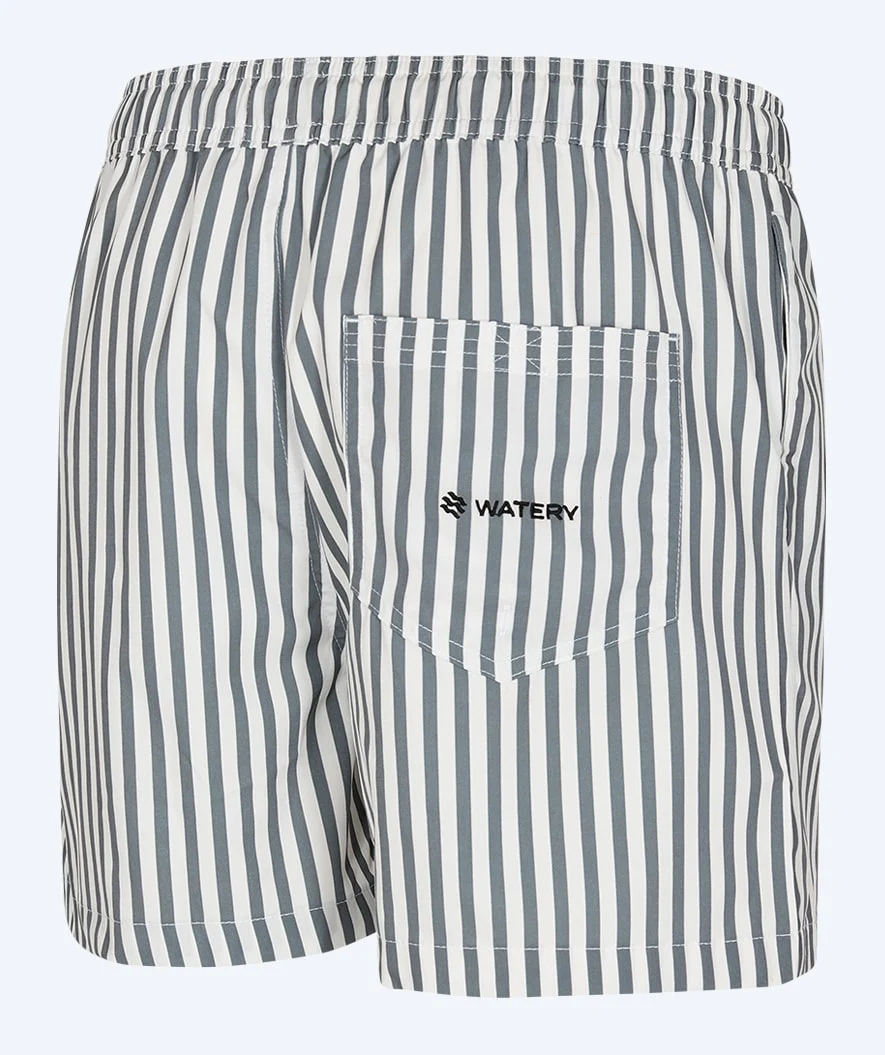 Watery badeshorts til mænd - Lagoon Eco - Hvid/grå