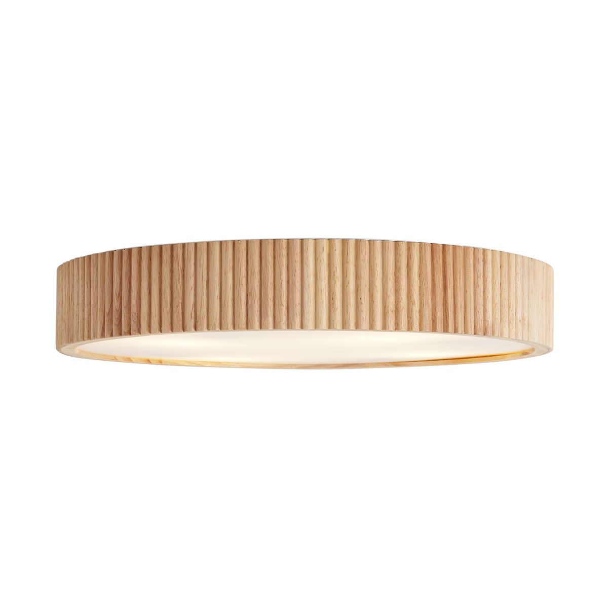 Japandi plafondlamp hout 50cm 4-lichts - Lyra