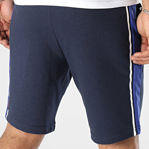 Short Jogging A Bandes Astia Active 371G18W Bleu Marine