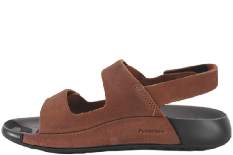 ECCO COZMO K BRUN SANDAL I OLIERET SKIND