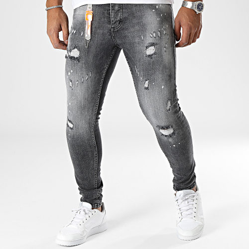 Jean Skinny Gris Anthracite