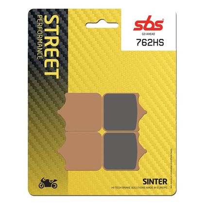 Plaquettes de freins SBS 762HS Sinter Métal Fritté avant