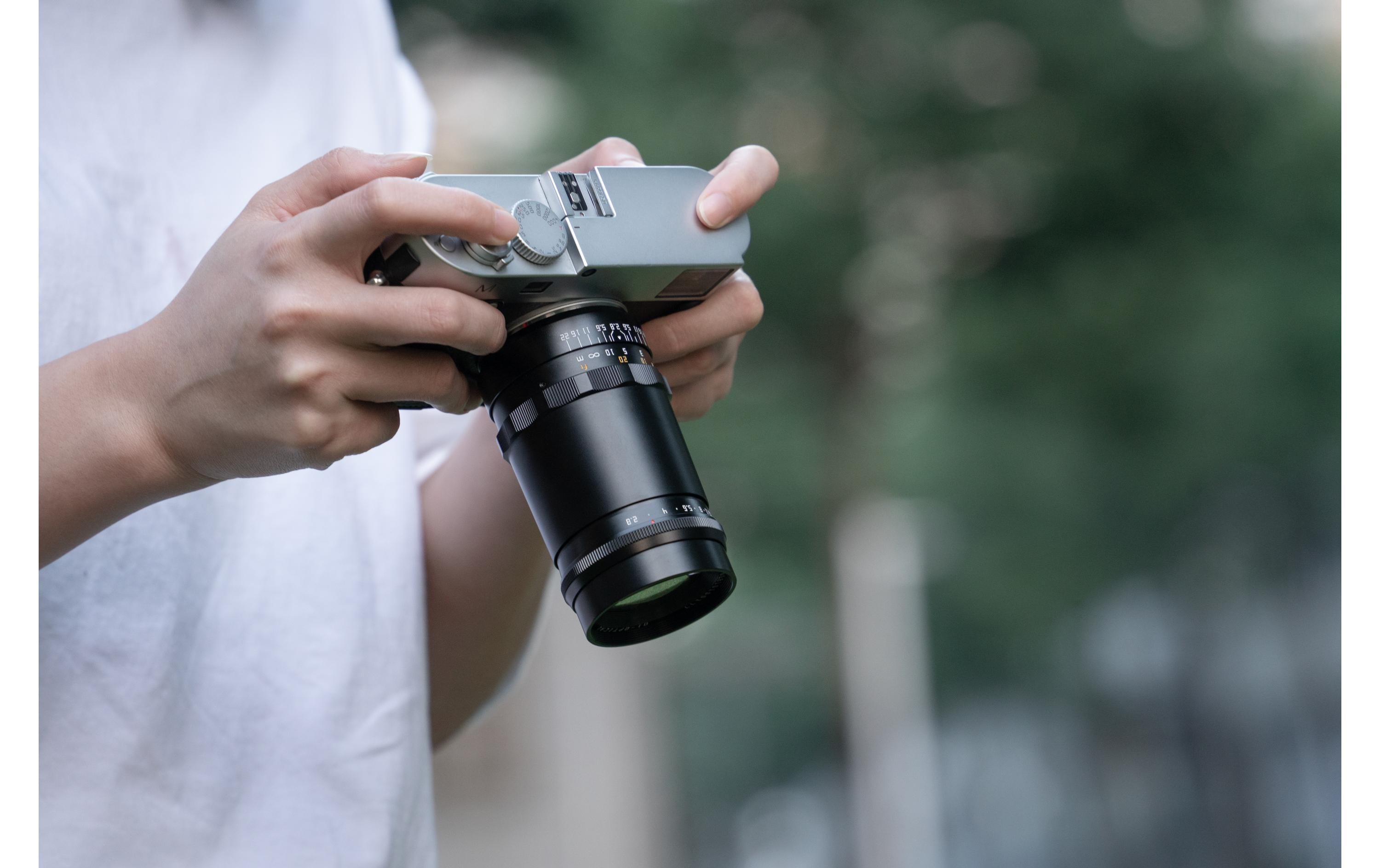 Festbrennweite 100mm F/2.8 – Leica M<br>Teleobjektiv mit speziellem Bubble-Bokeh-Effekt