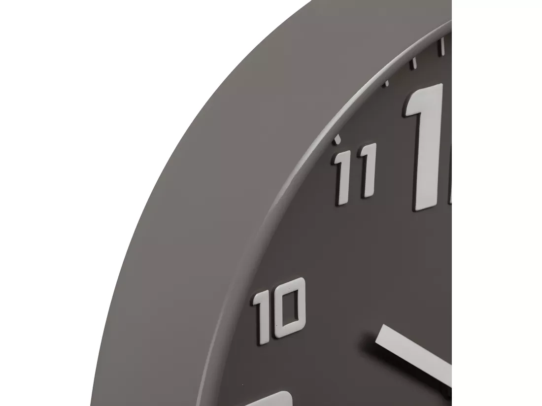 Pendule murale silencieuse Best Gris D 30 cm