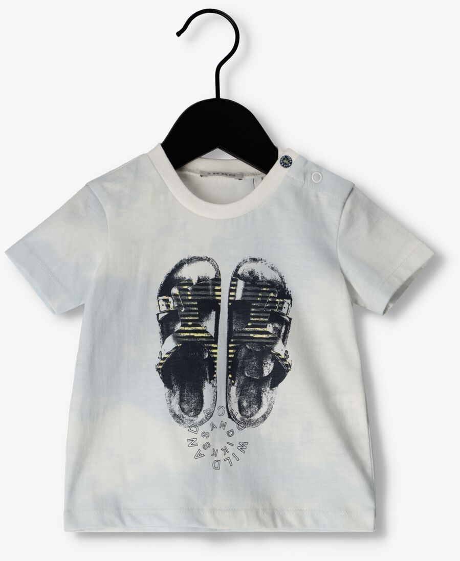 IKKS lichtblauwe ikks t-shirt tee shirt mc