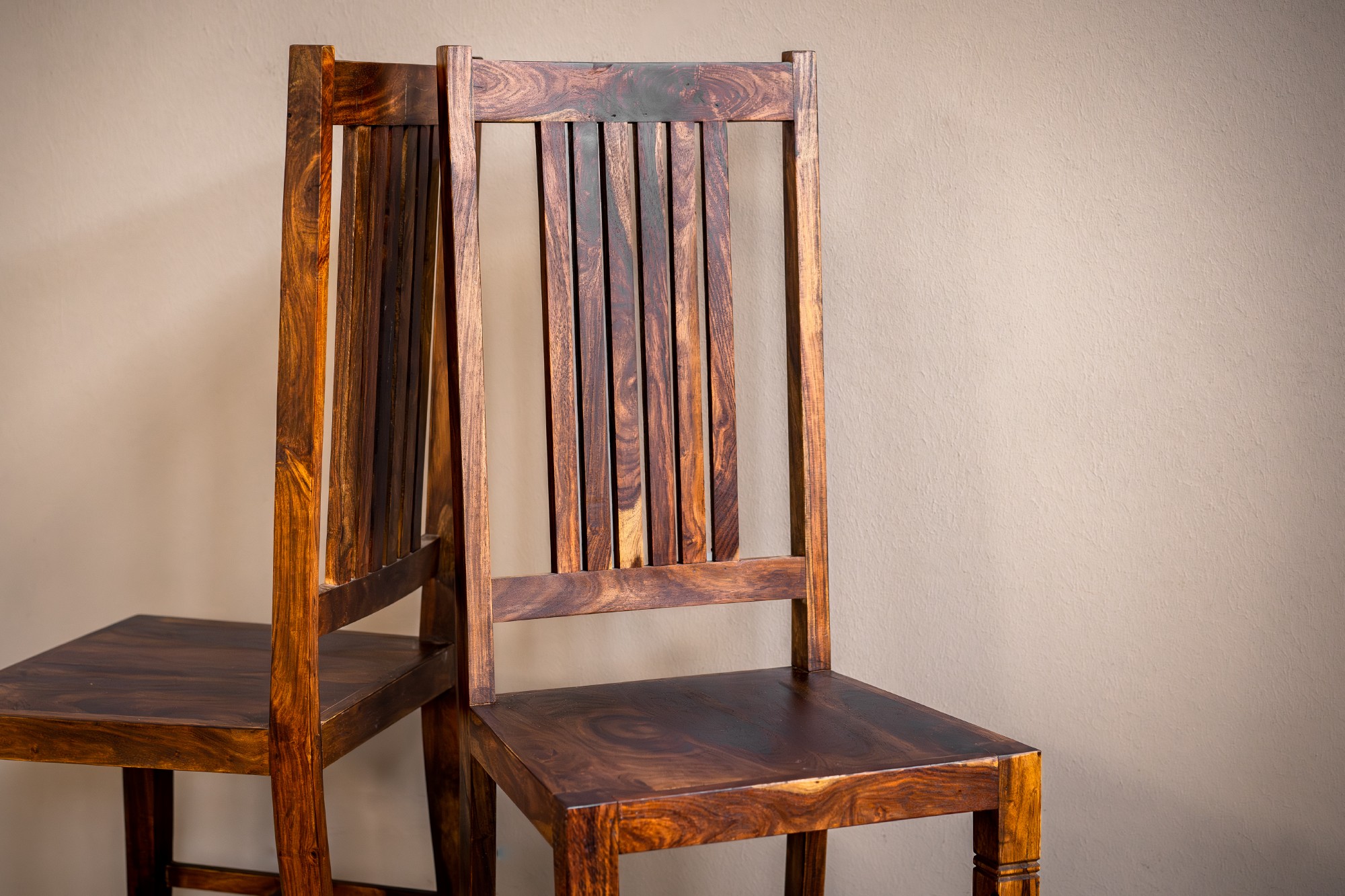 Stuhl aus Palisander, braun, B 43 cm, H 110 cm, T 45 cm von fischer's lagerhaus