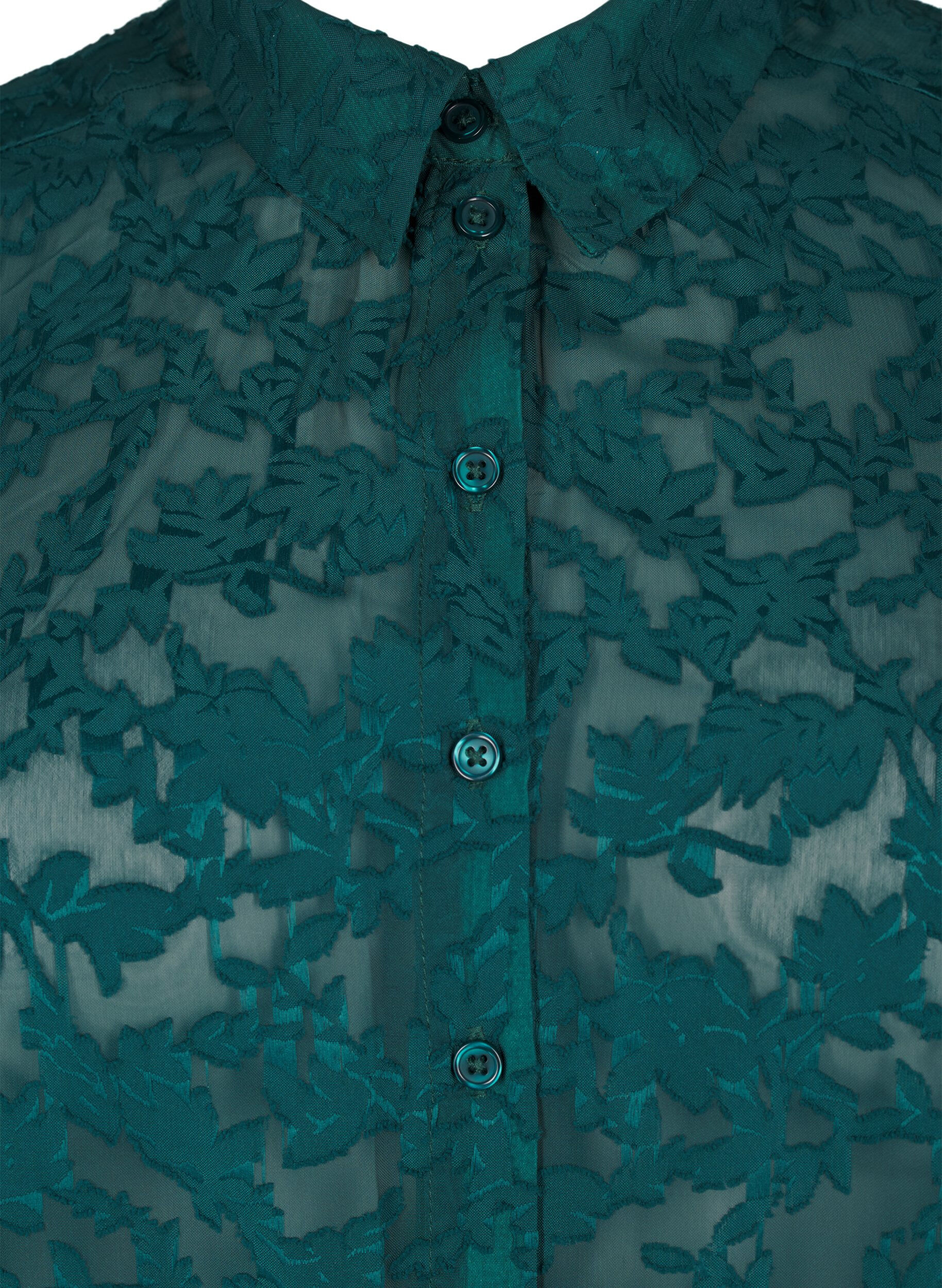 Jacquard skjorte med knapper