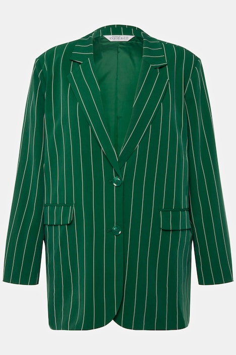 Oversized-Blazer, Revers, Langarm