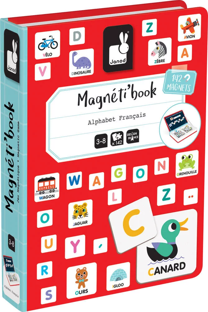 MAGNETI'BOOK ALPHABET FRANCAIS- EN CARTON
