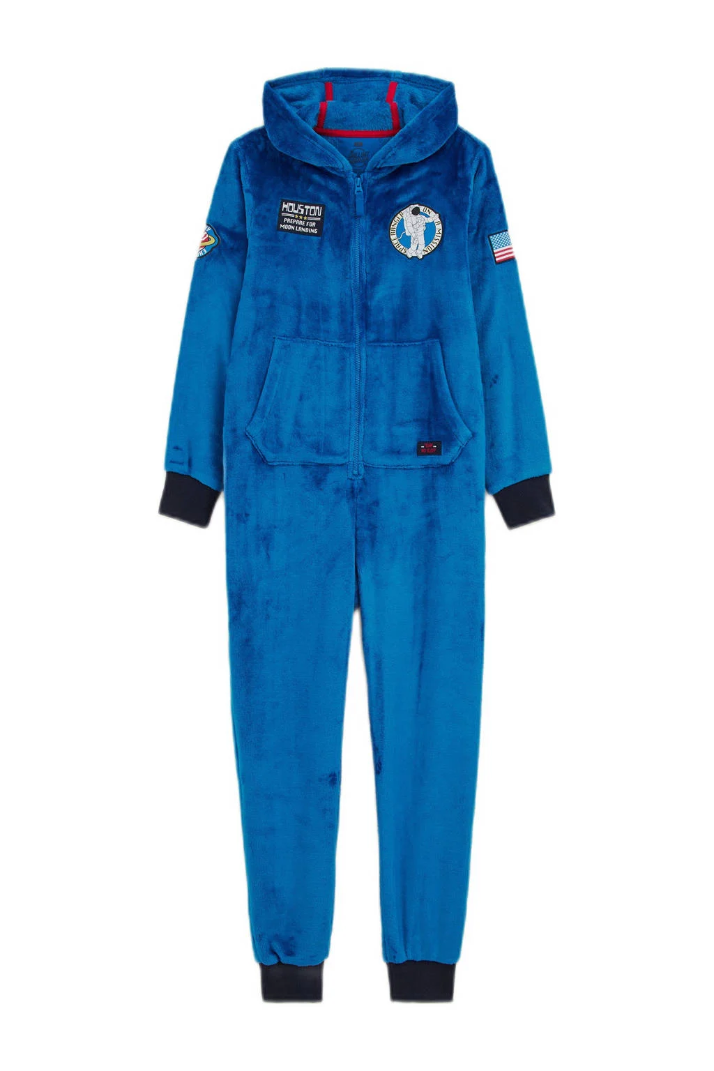 WE Fashion Onesie astronaut blauw
