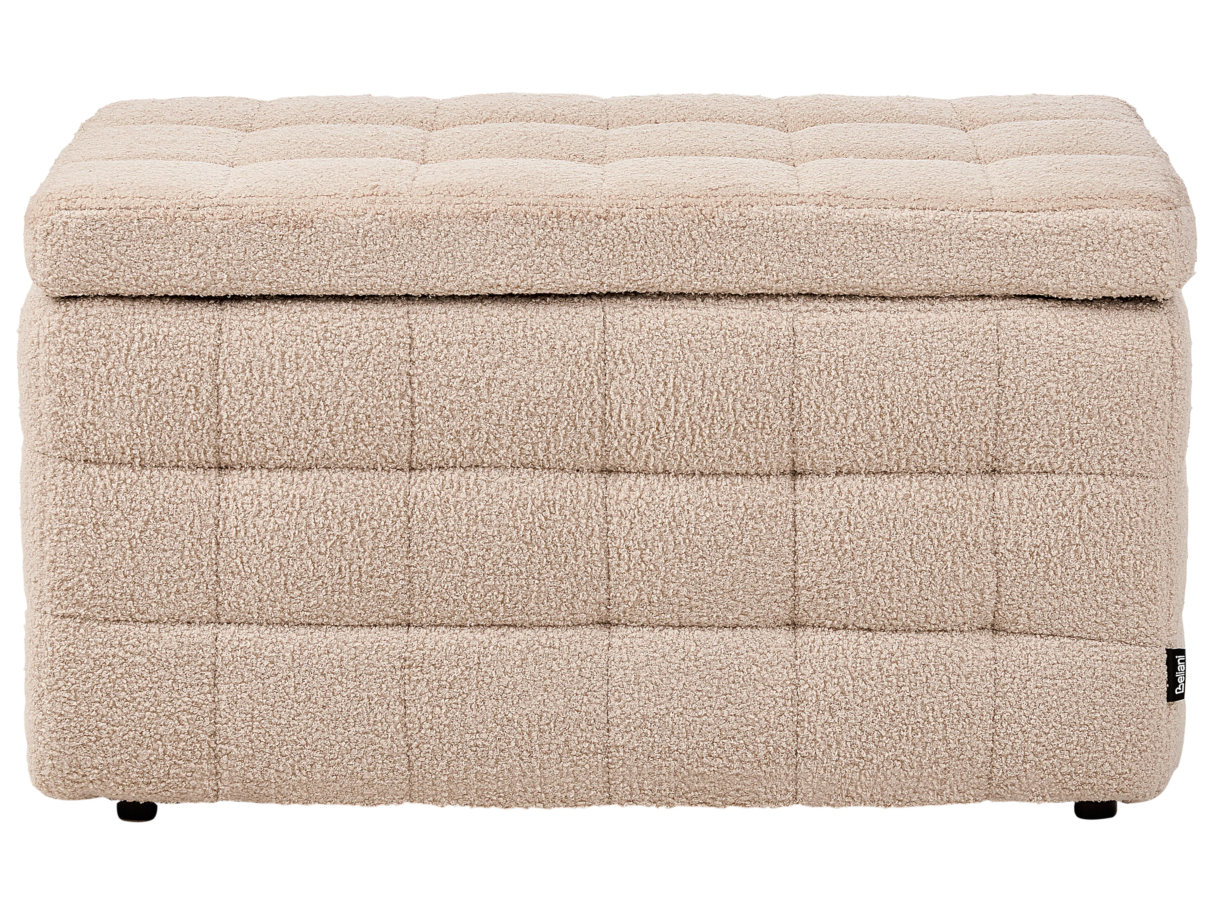 Opbergpoef MICHIGAN Bouclé Beige