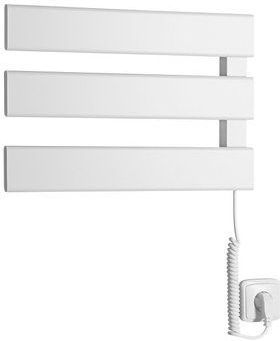 Aqualine - Elvis - Elektrische Handdoekradiator - Wit - 48x33cm - 50W