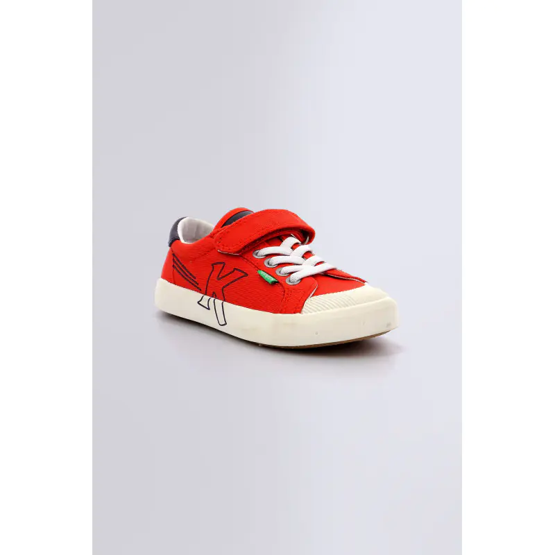 Kickgoldi Rouge BASKETS BASSES Textile Fille