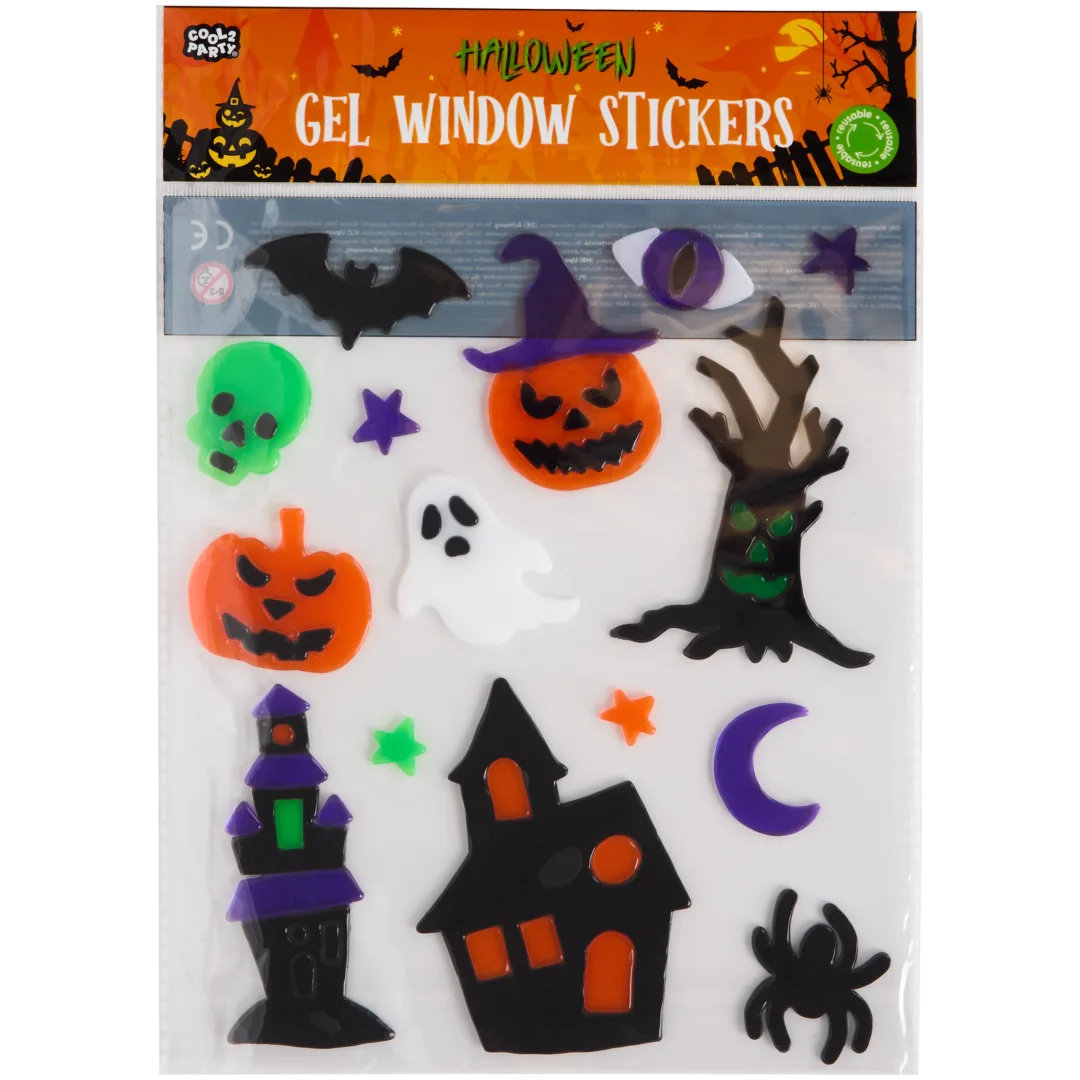 Autocollants gel Halloween