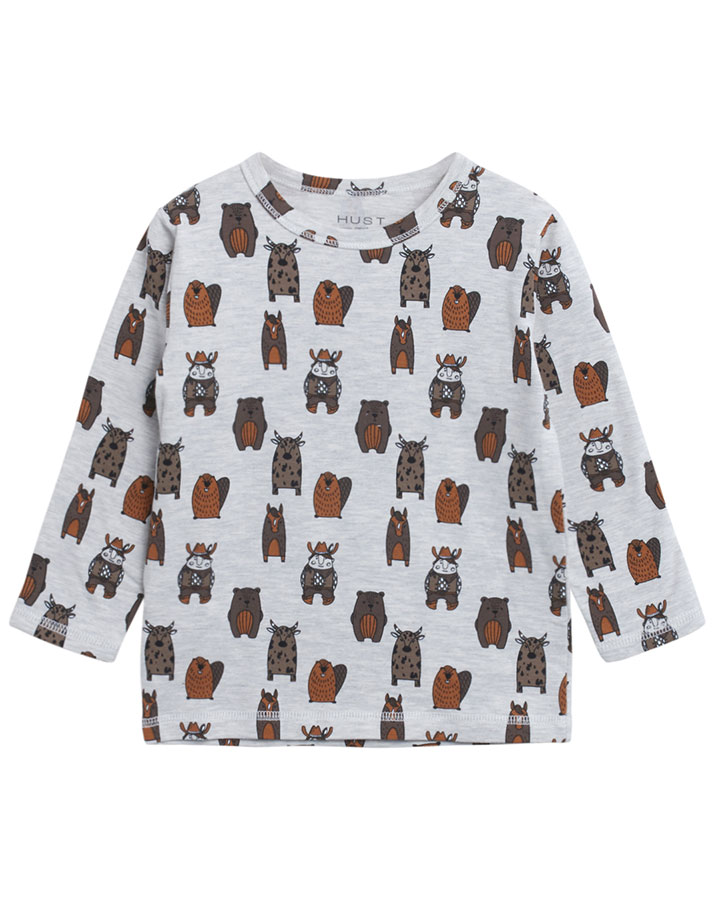 Langarmshirt AUGUST in beige