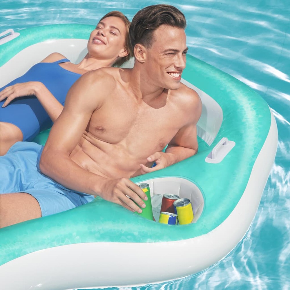 Salon de piscine double designer 224x174 cm