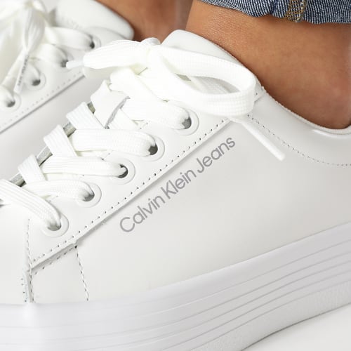 Baskets Femme Vulcan Flatform Lace Up Reflective 1220 Bright White
