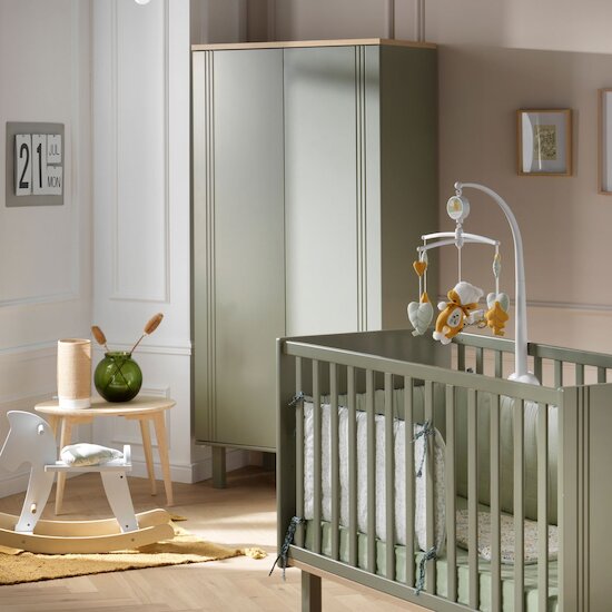 Eléonore Armoire 2 portes   Kaki        de               Sauthon Baby's Sweet Home