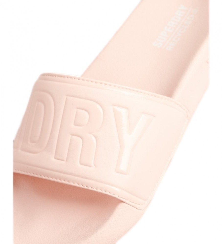Superdry Chanclas de piscina Code Core rosa