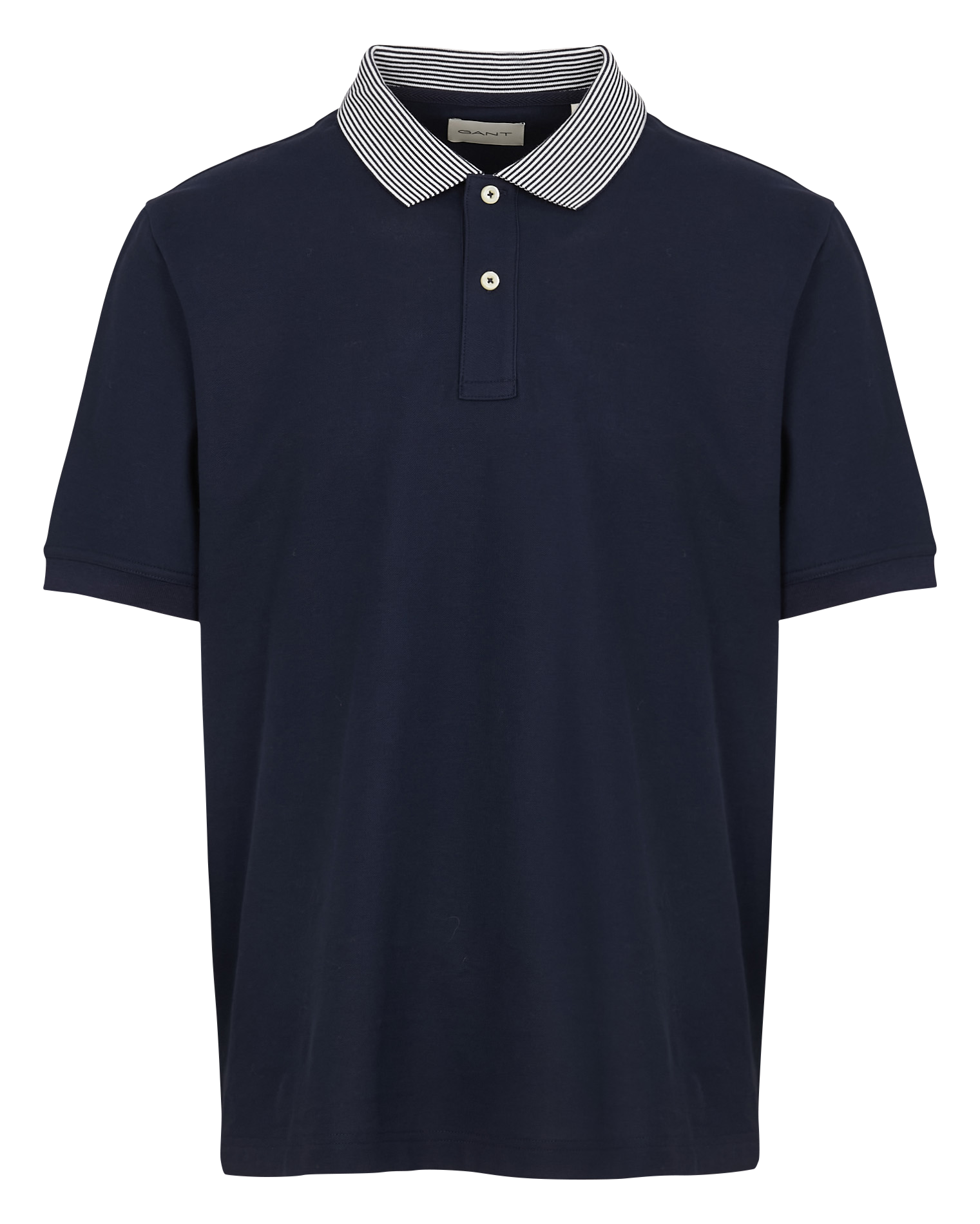 Polo manches courtes en coton| Bleu