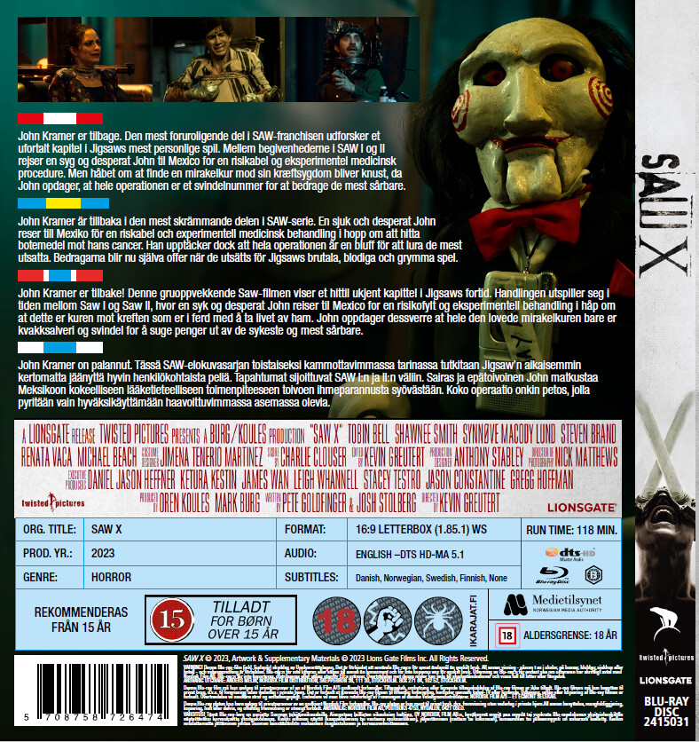 Saw X - Blu-Ray