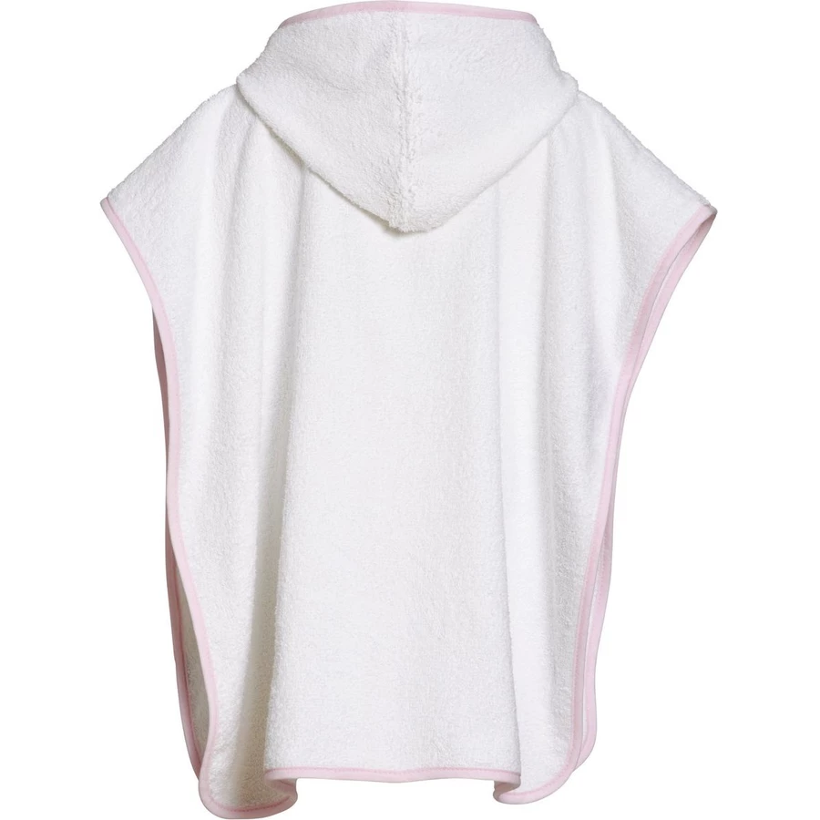 Playshoes Frottee-Poncho Elefant weiß-rosa