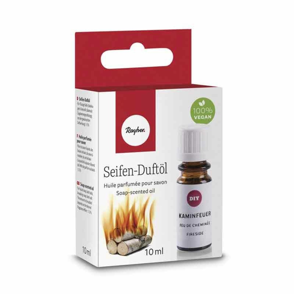 Huile parfumée savon 10 ml - feu de cheminée