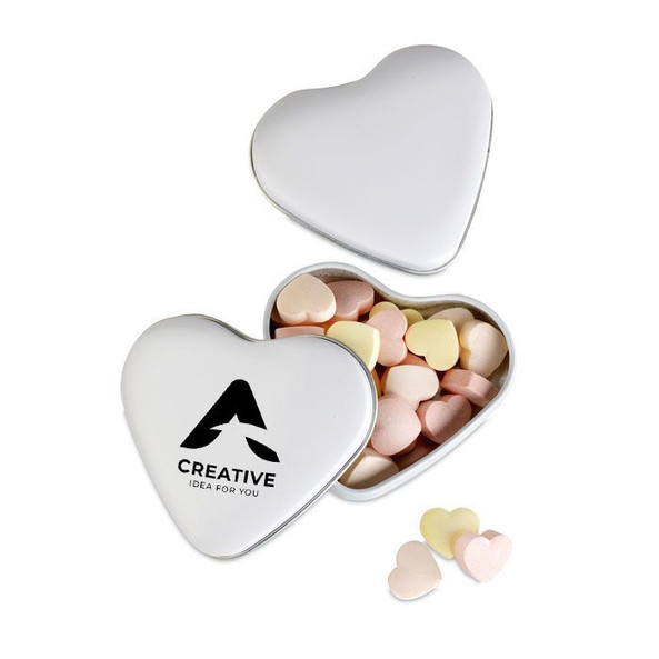 GiftRetail MO7234 - LOVEMINT Boîte coeur avec bonbons