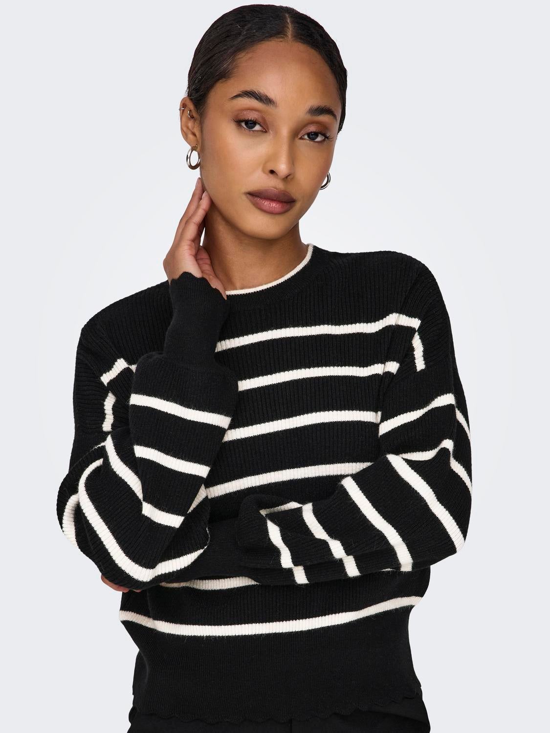 ONLIBI Strickpullover Black