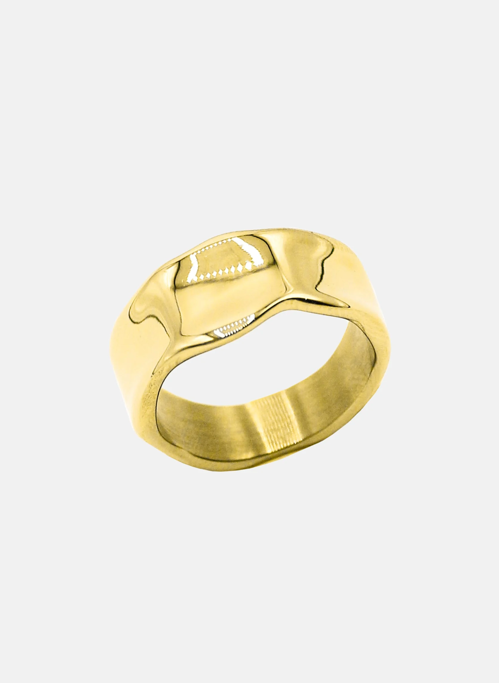 NEREUS - Bague large nereus | Doré