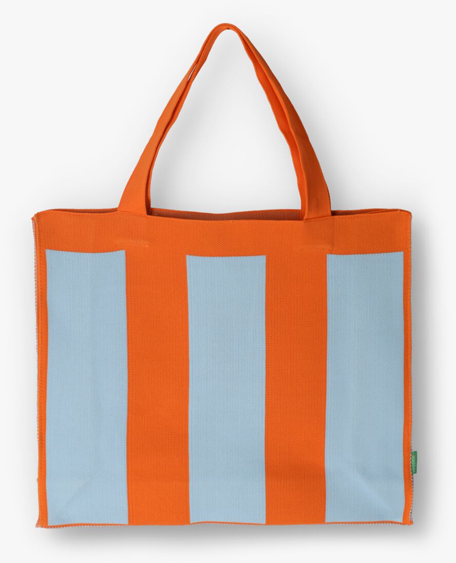 HVISK blauwe hvisk shopper cruise knit net