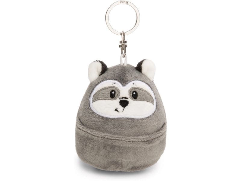 Nici Schlüsselanhänger Waschbär 8 x 5 x 6 cm Anhänger aus Plüsch