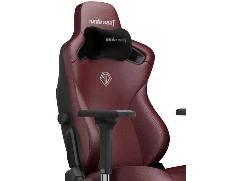 Anda Seat Gaming-Stuhl Kaiser 3 XL Rot Gaming-Stuhl aus Kunstleder und mit einer Belastbarkeit von bis zu 180 kg