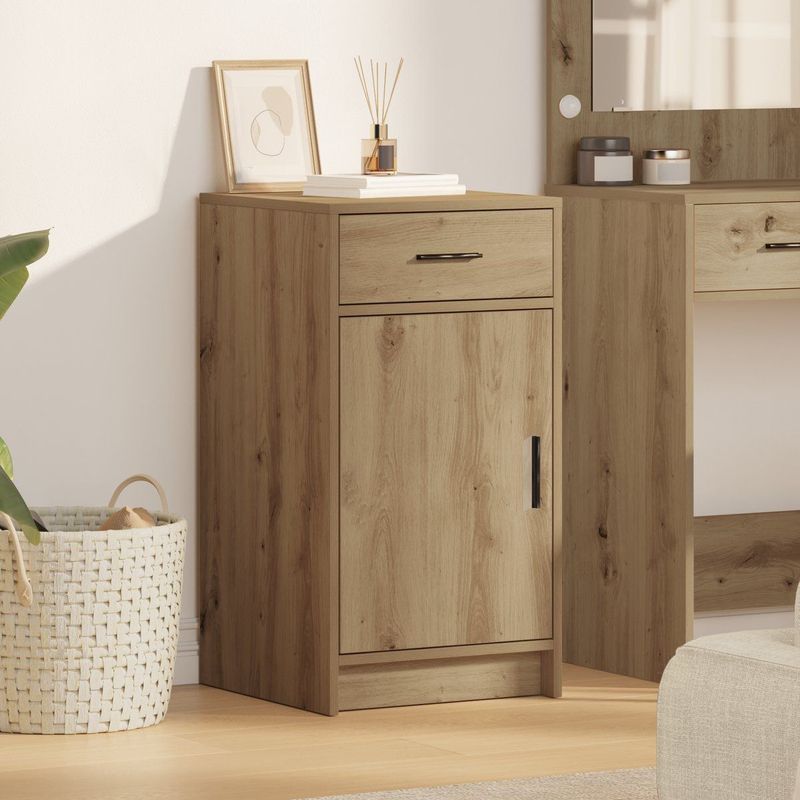 vidaXL - Artisan Sideboard - Eiken - Geengineerd Hout