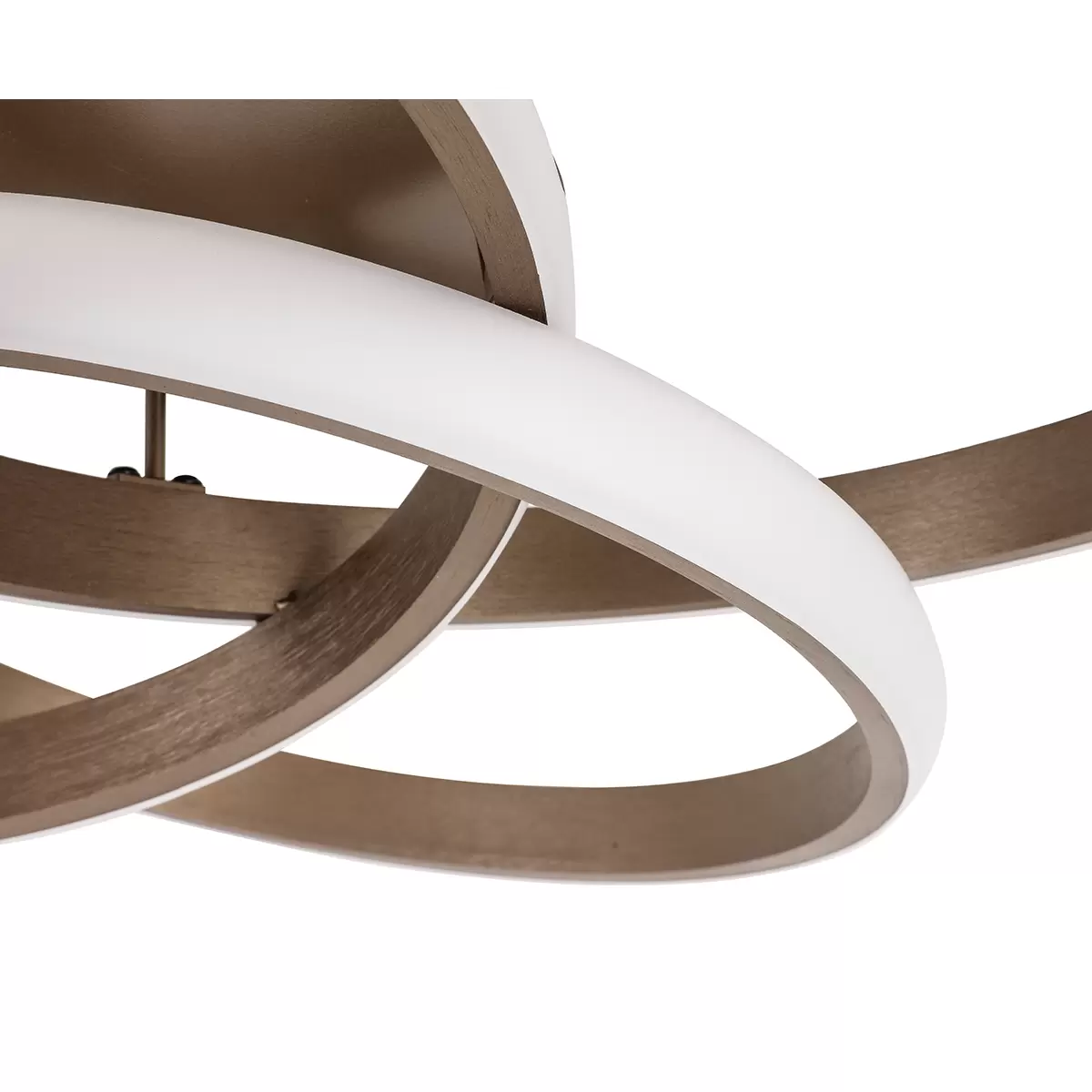 LED-Deckenleuchte Jürgen vintage braun,weiss