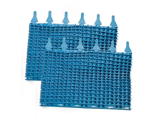 ZODIAC - Lot de 2 brosses lamelles bleu pour robot indigo - w1585a