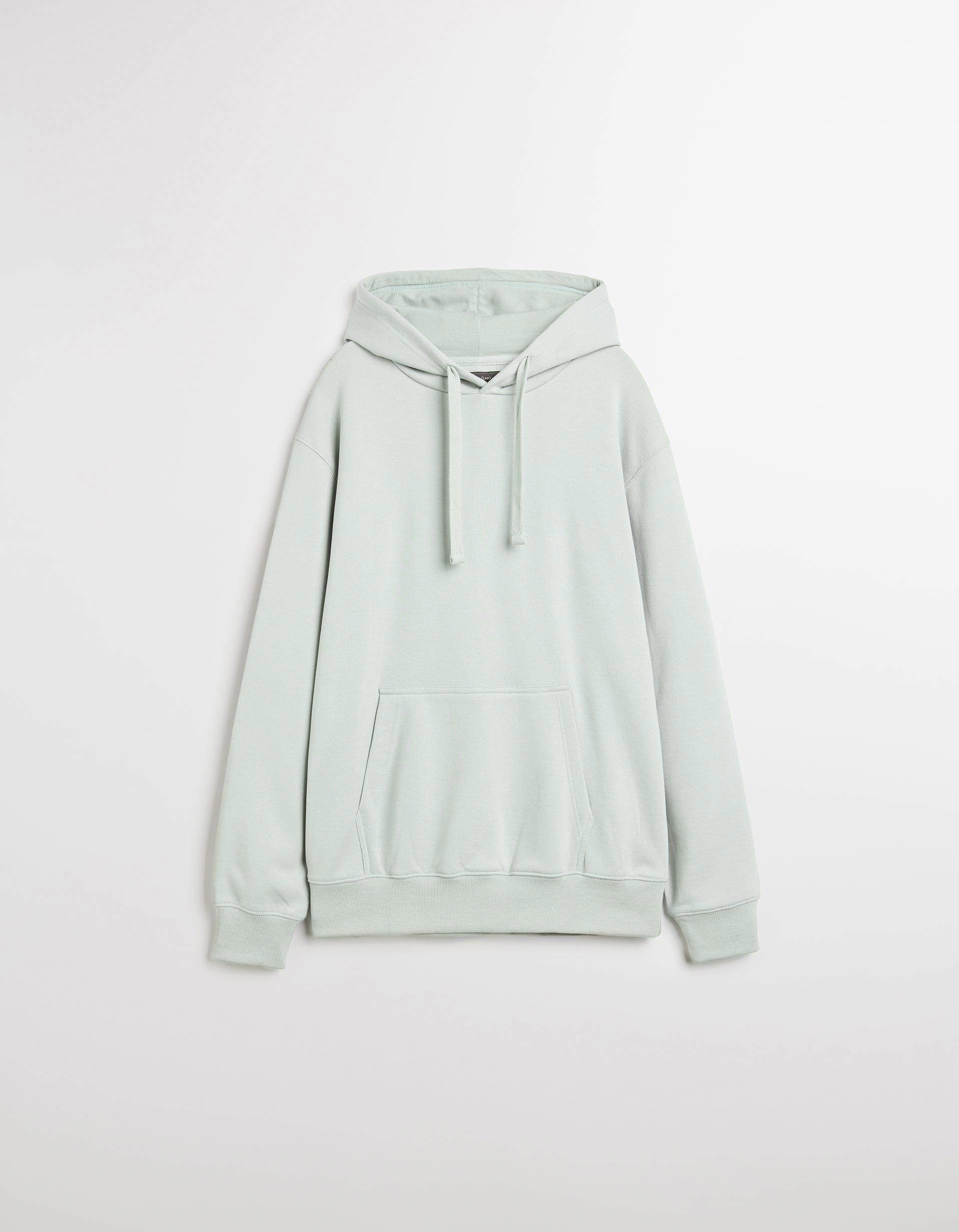 Sweatshirt com Capuz, Homem, Verde Claro