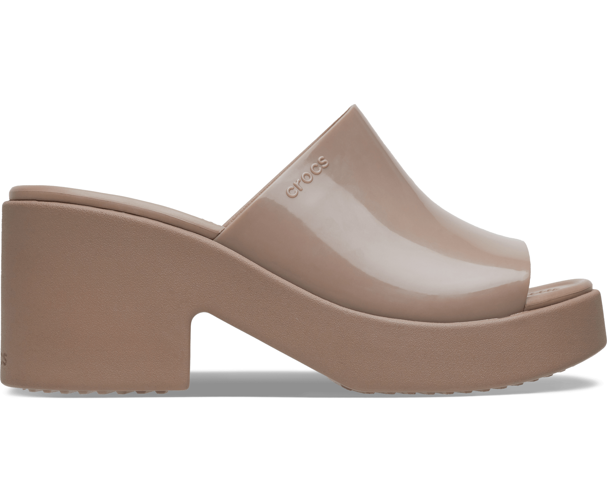 Brooklyn Slide High Shine Heel - Sandal