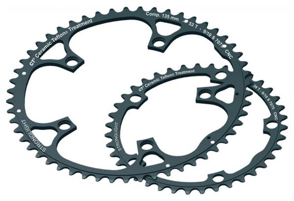 STRONGLIGHT Plateau exterieur 50 dents 110 mm CT2 Campagnolo Noir